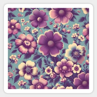 Purple Flowers Sticker